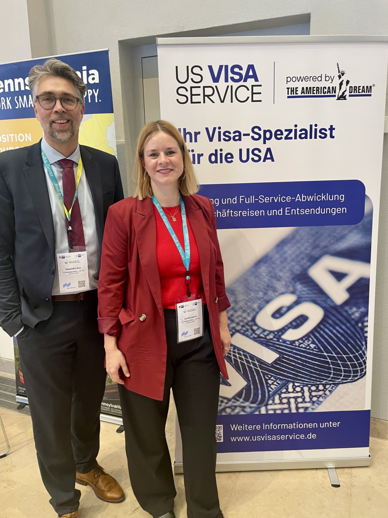 Bild vom US Visa Service auf dem DAWT