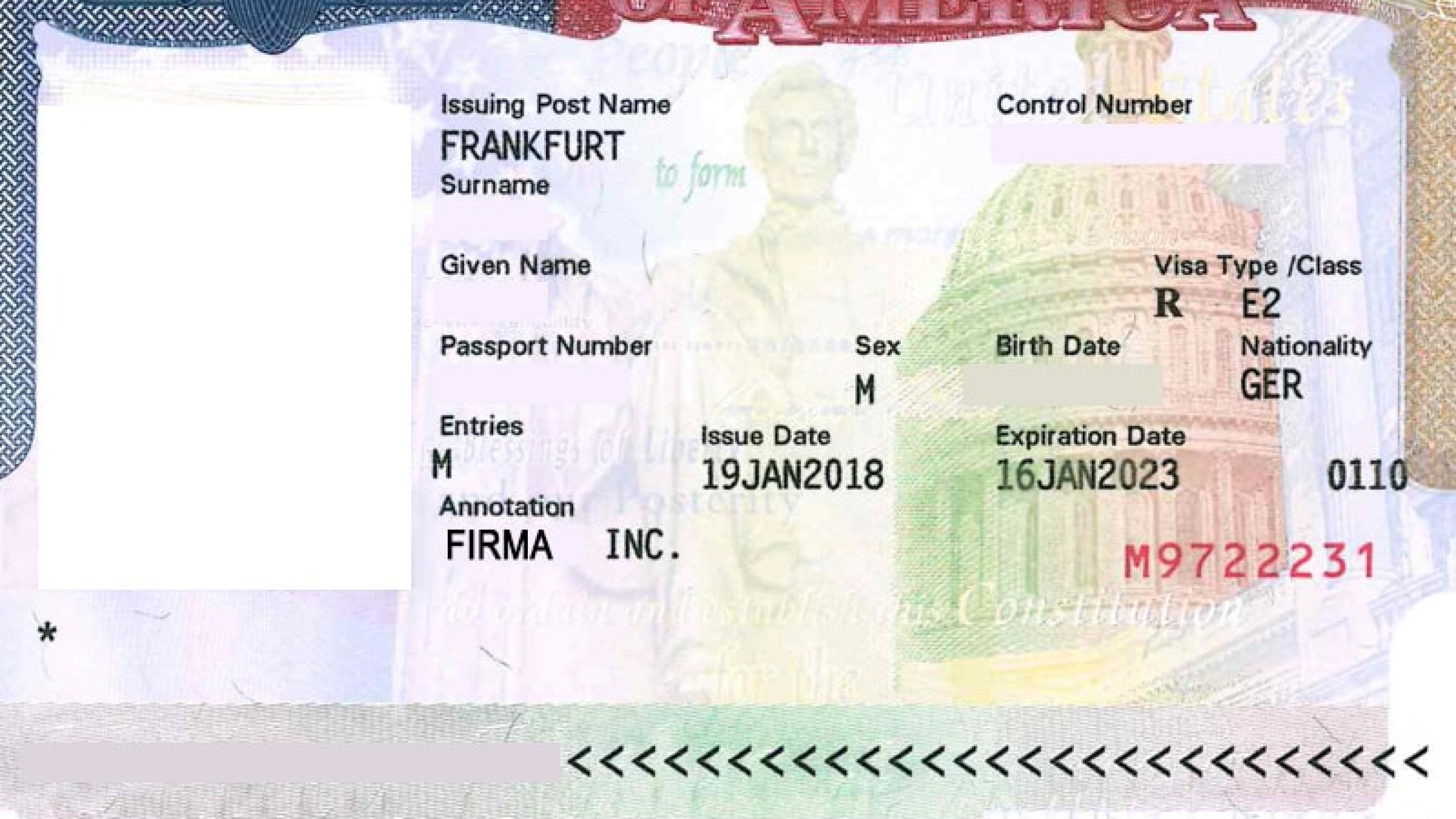 E2 Visum USVisum für Manager/Executives/Specialists