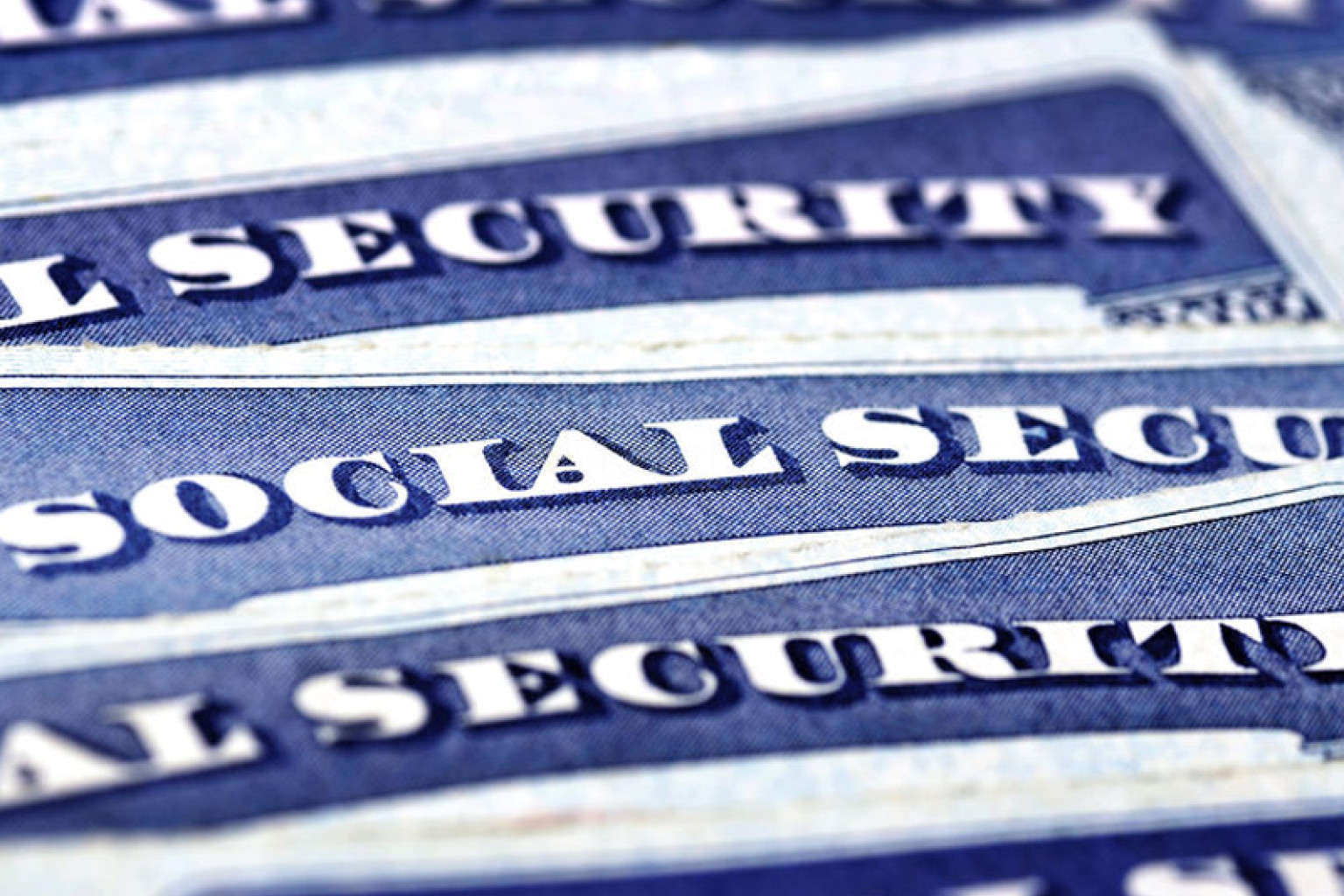 Bild von der Social Security Card in den USA