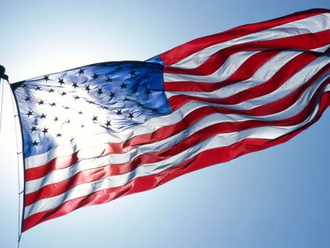 Bild von einer USA-Flagge