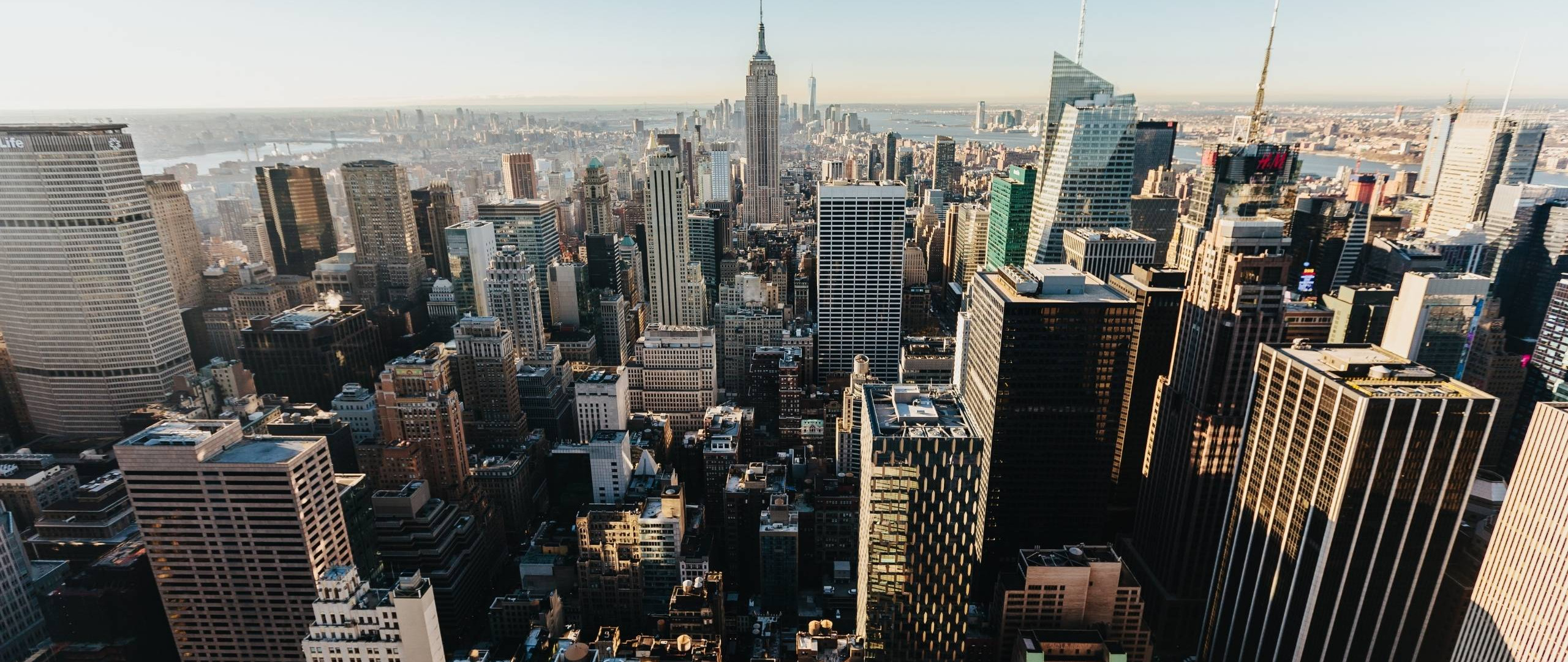 NYC Blick auf Manhatten 