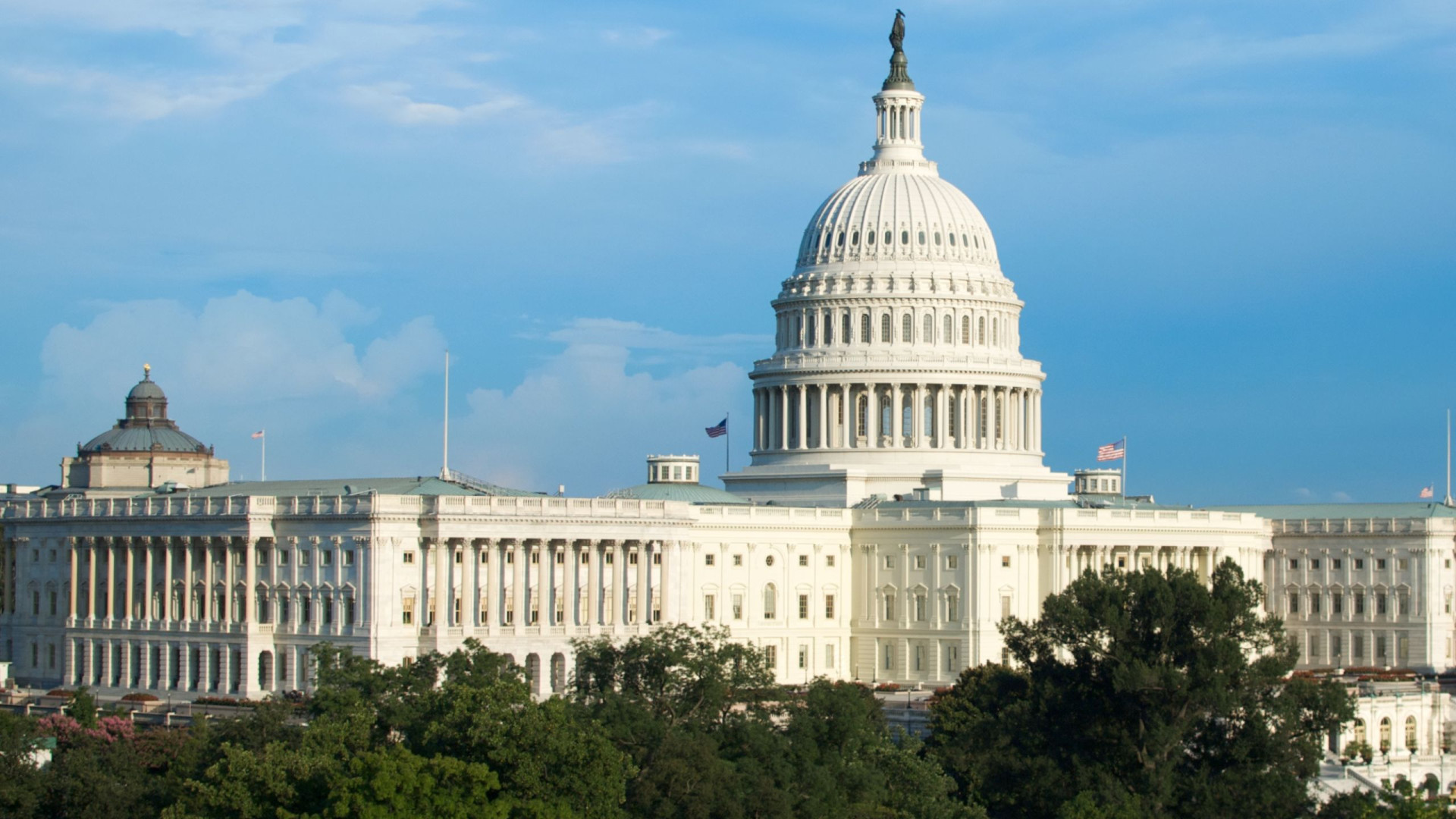 Bild von dem Kapitol in Washington dem Sitz des US-Kongresses