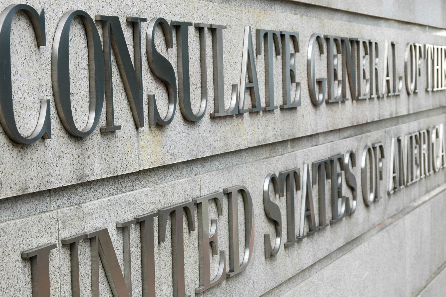 Schriftzug vom Consulate General of the United States